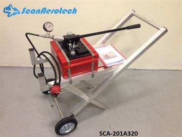 Landing Gear Shock Absorber Servicing Cart 6500PSI (AC ON WHEELS)